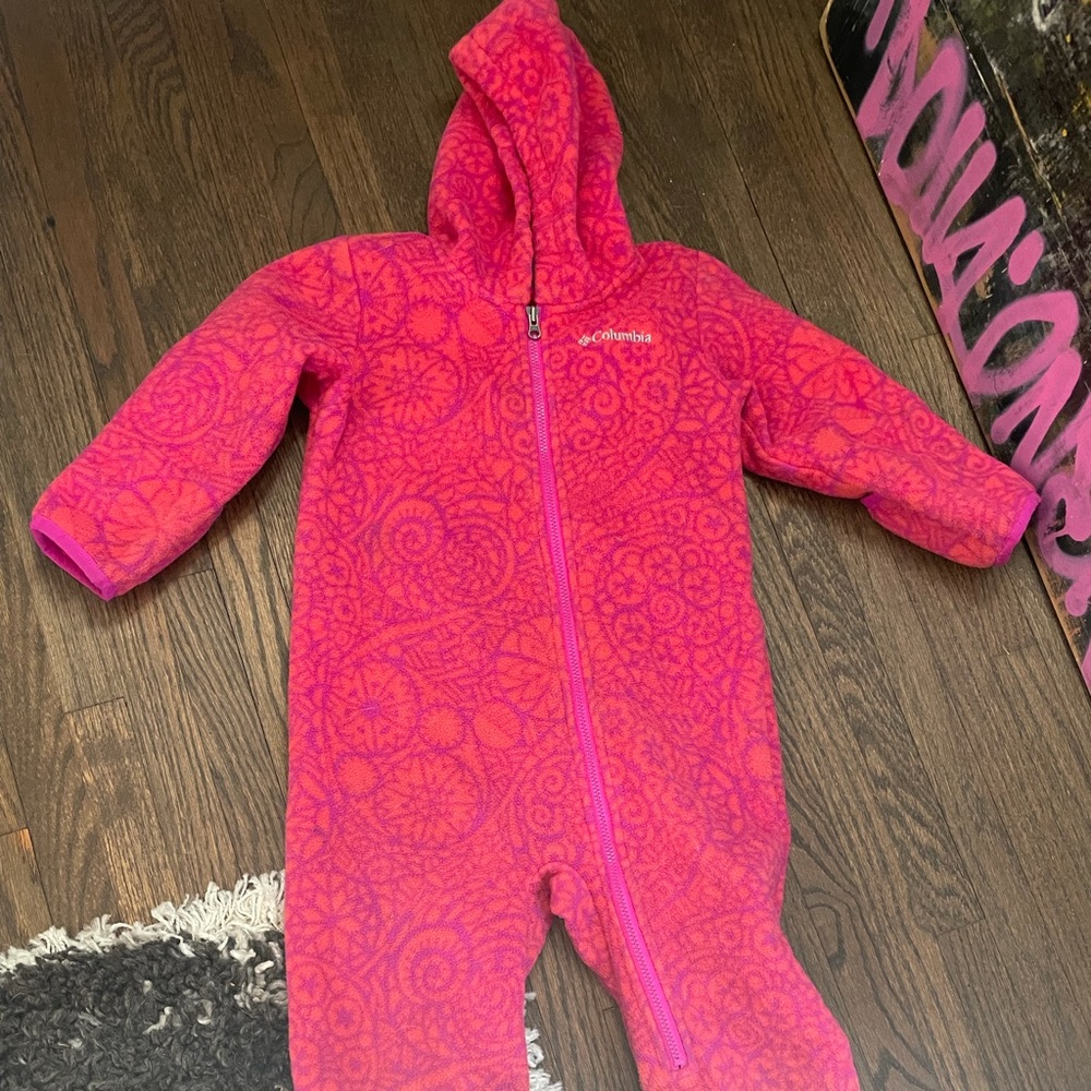 Winter fleece one piece